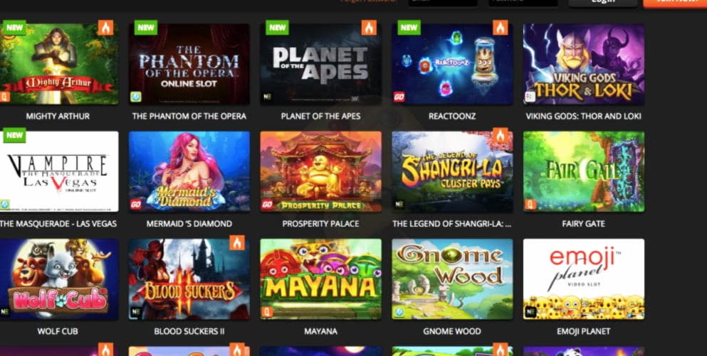 45% Signup casino bonus at Video Slots Casino