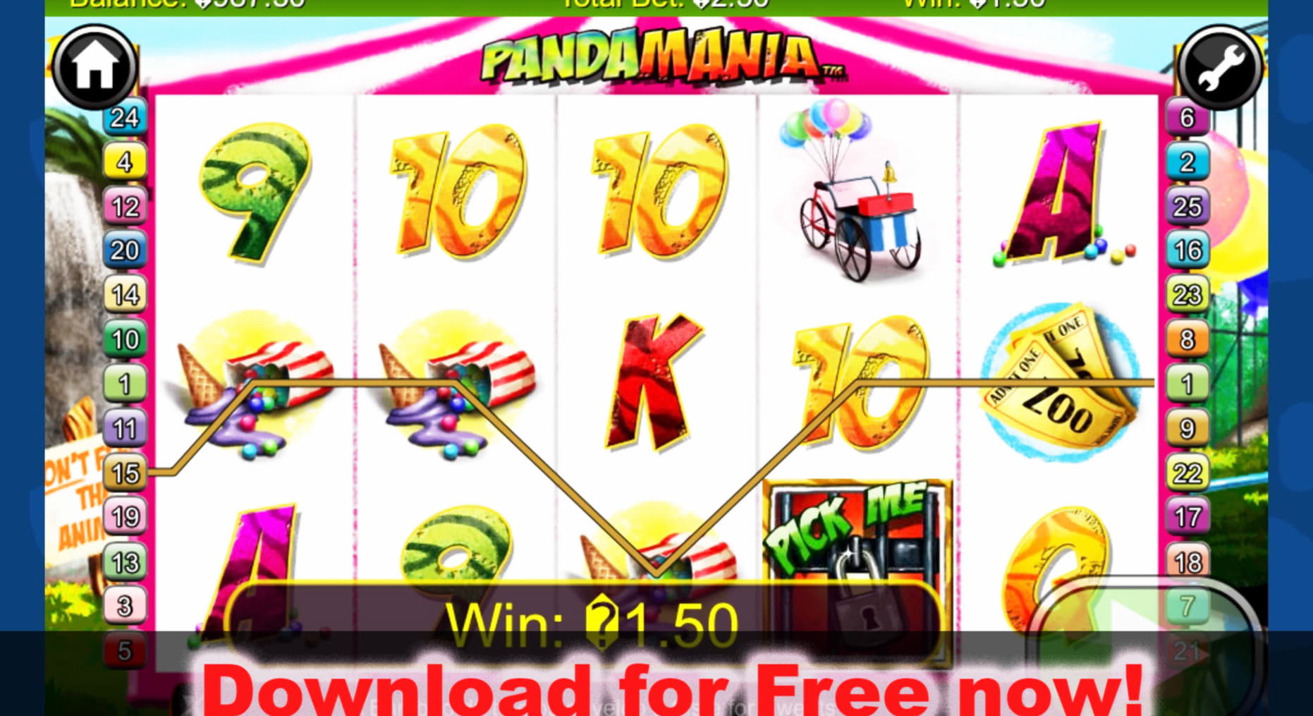 80 free spins at Euro Palace Casino
