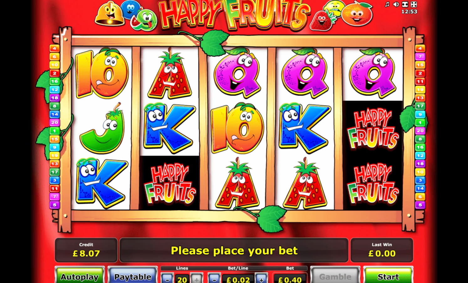 EURO 55 free casino chip at LV Bet Casino
