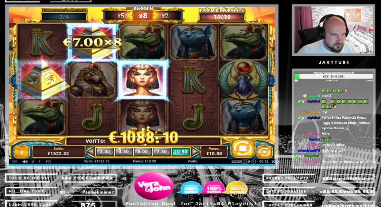 Eur 520 Tournament at Platinum Play Casino