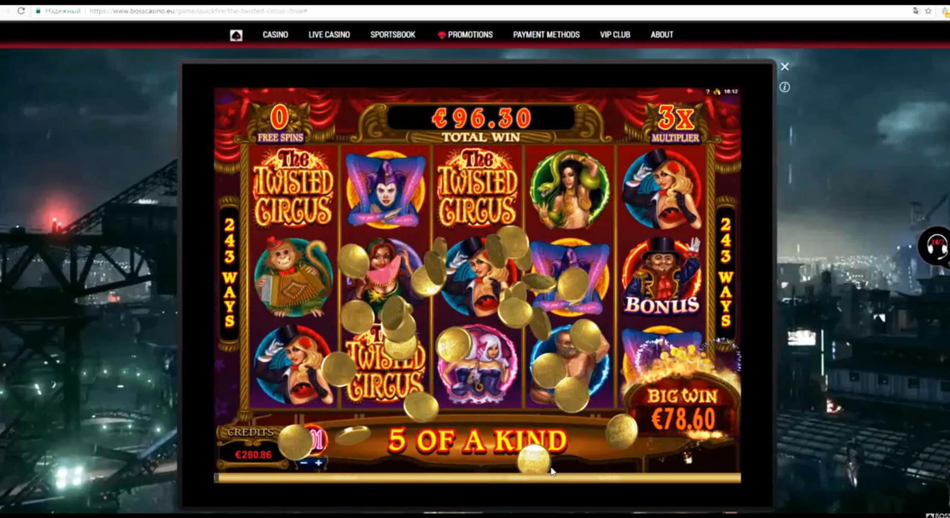 835% Signup casino bonus at Oshi Casino