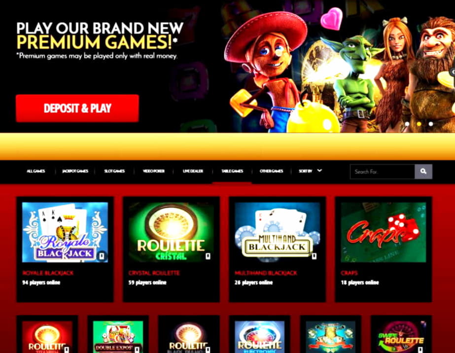 940% Match bonus casino at 777 Casino