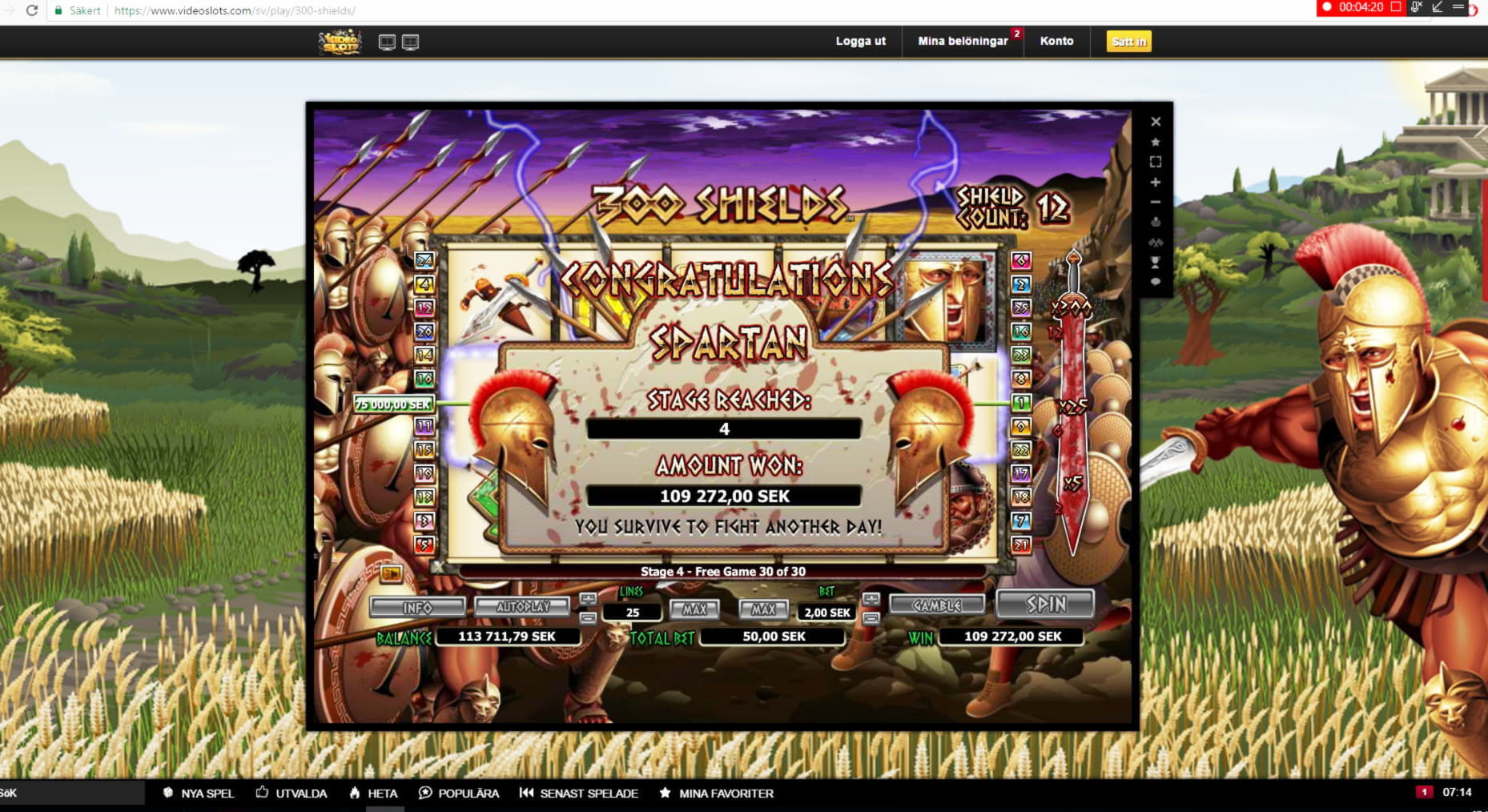 10 Trial Spins at Euro Palace Casino