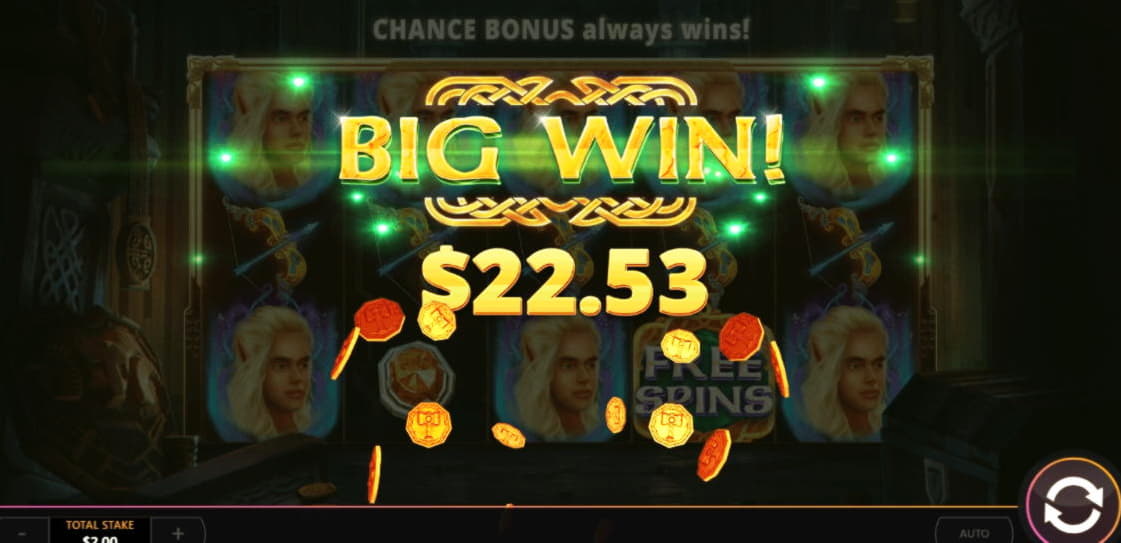 EURO 55 free chip casino at King Billy Casino
