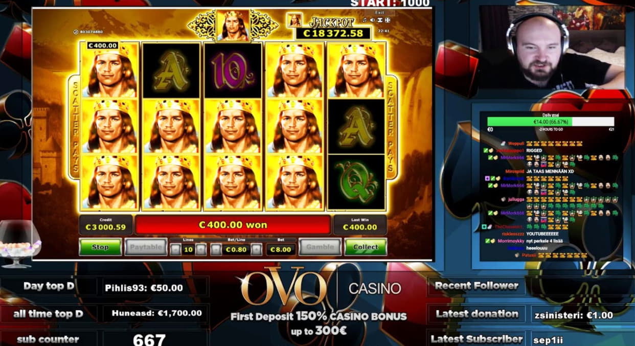 520% Match at a casino at Wish Maker Casino