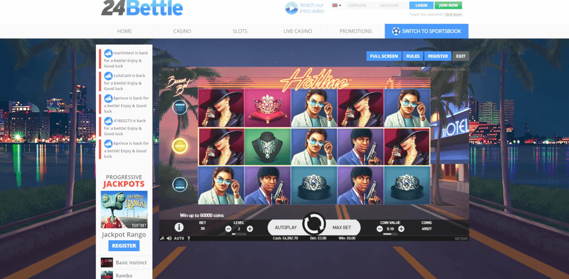 290 Free Spins right now at Omni Slots Casino