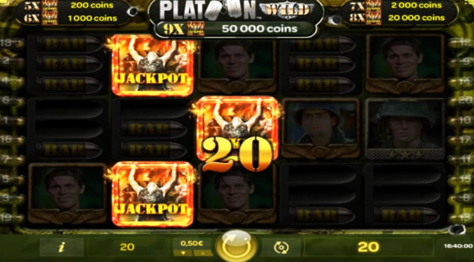 165 Free Spins at bWin Casino