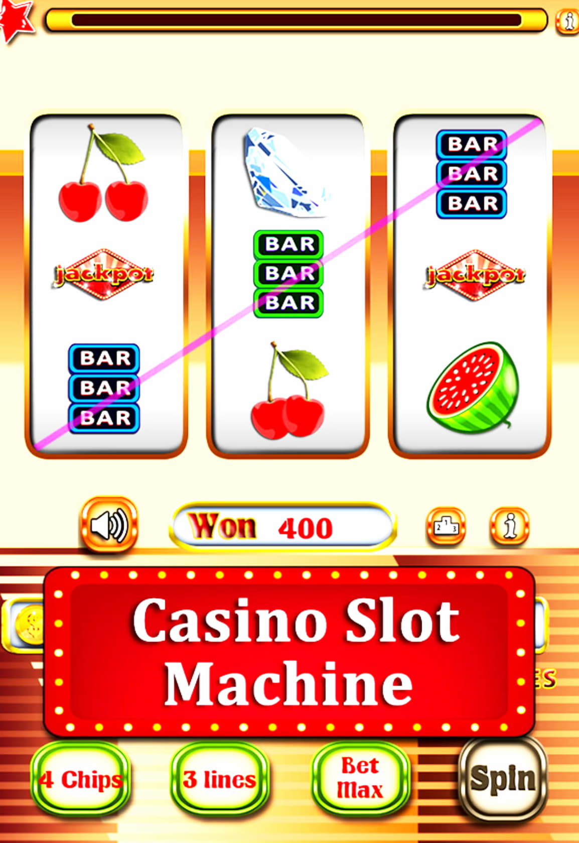 66 free spins casino at bWin Casino