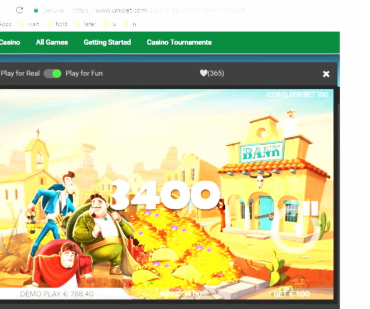 235% First deposit bonus at Party Casino