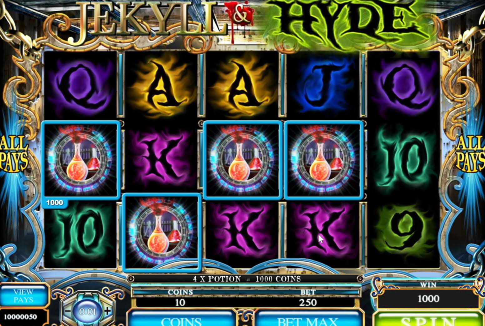 220% Match at a casino at Dunder Casino