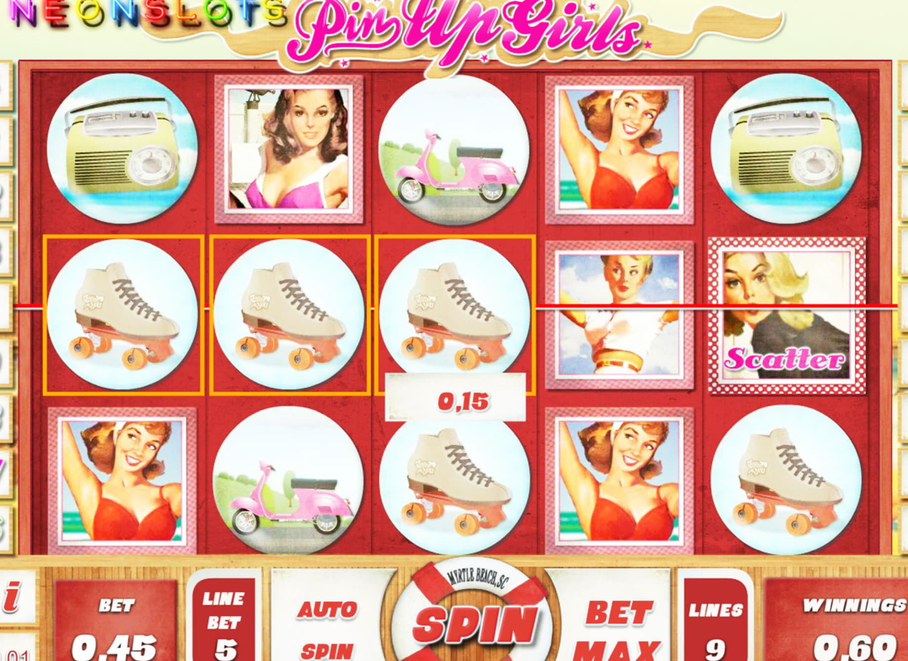 180% First deposit bonus at Spin Palace Casino
