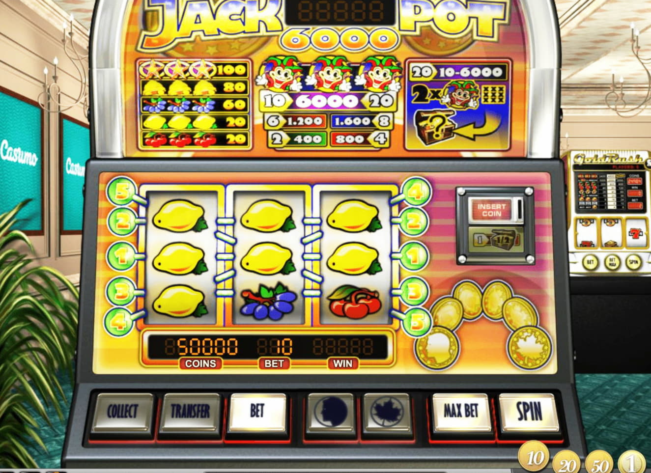 135 free spins no deposit at Spin Palace Casino
