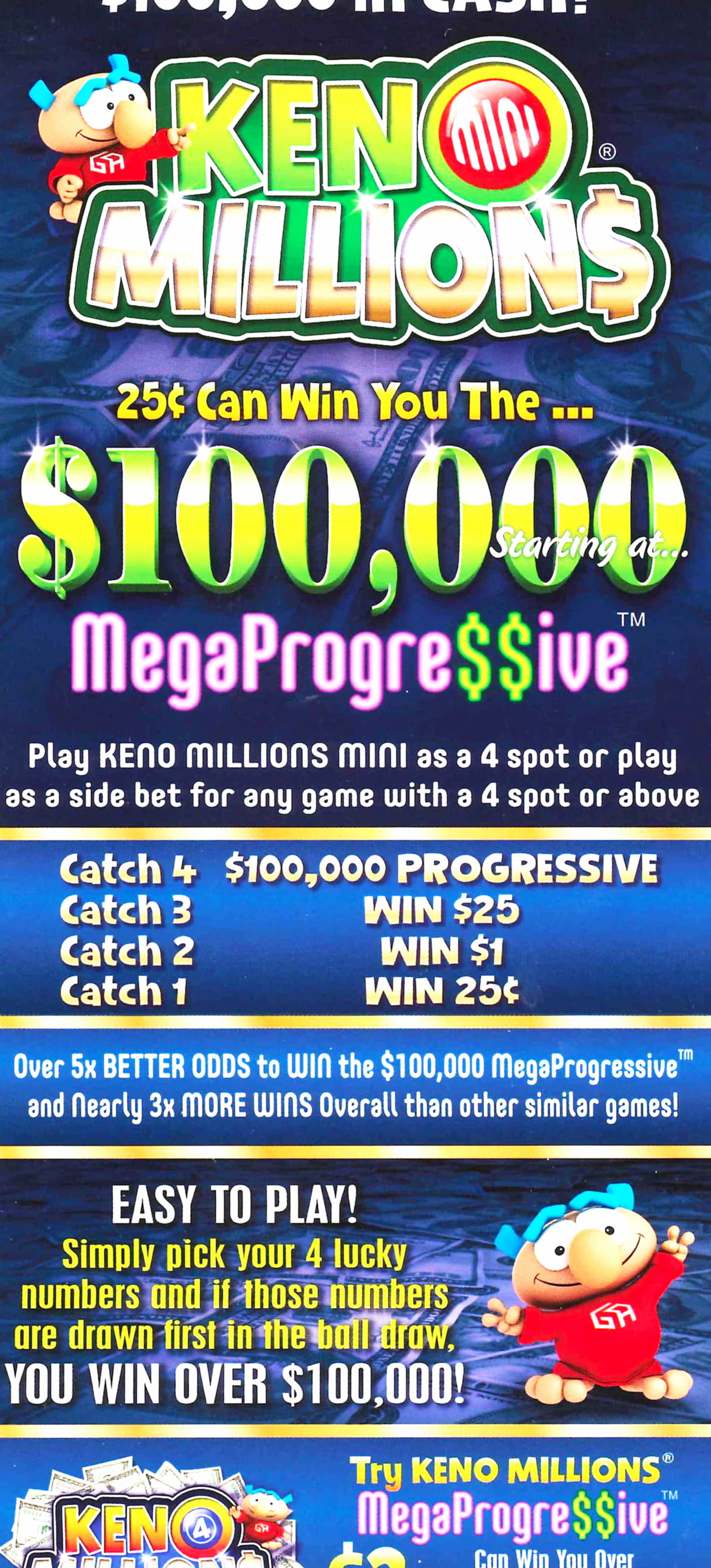 99 Free spins casino at Lucky Nugget Casino