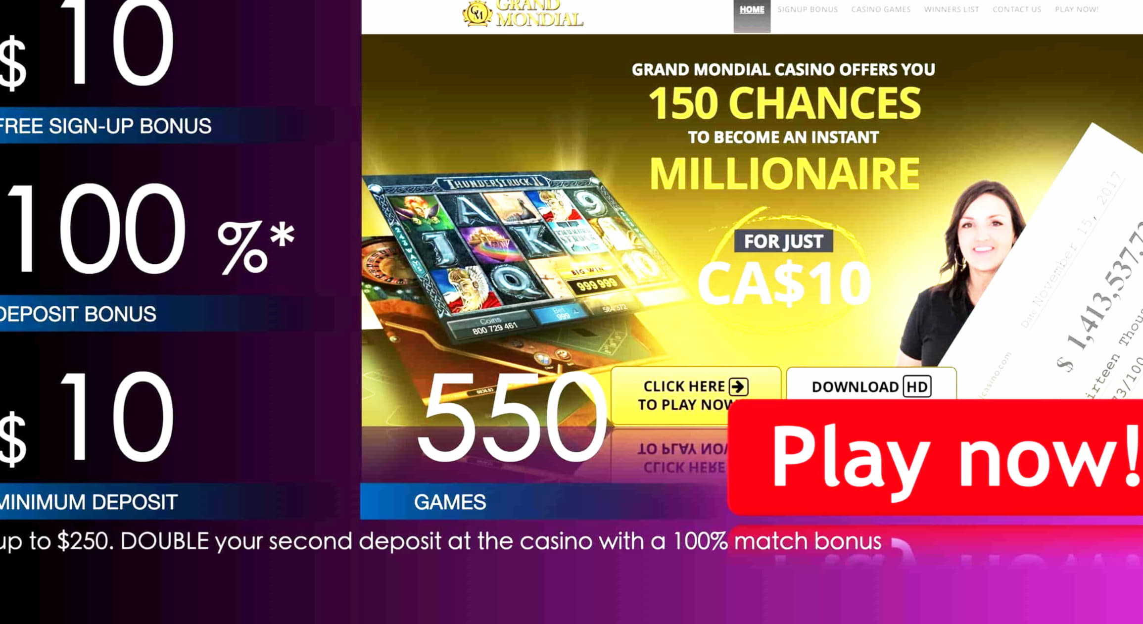 45% Best Signup Bonus Casino at 777 Casino