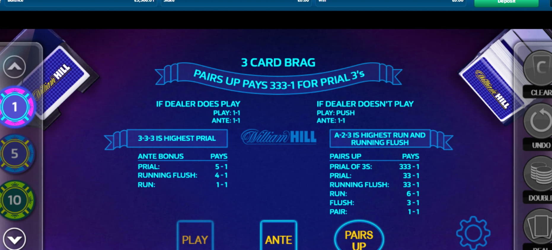 £222 free casino chip at Jackpot City Casino