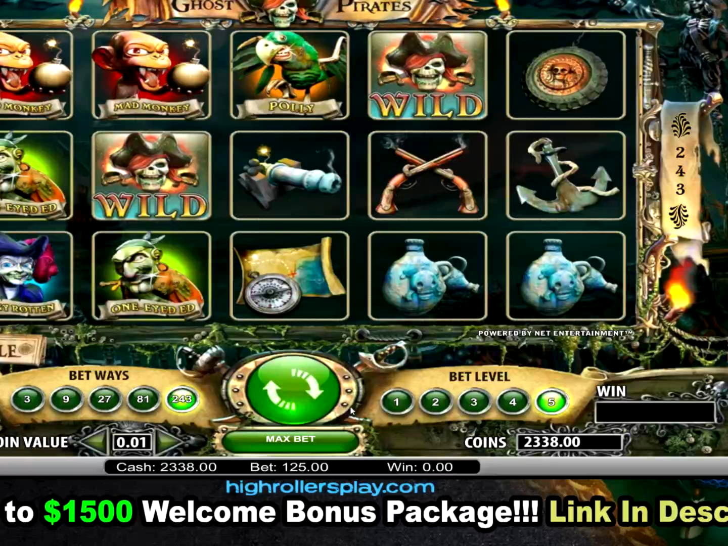 205 Free spins at Spartan Slots Casino