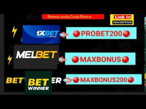 ? 1XBet Promo Code ? Melbet Promo Code | Betwinner promo Code | Megapari Promo | Code Promo | App ⤵️