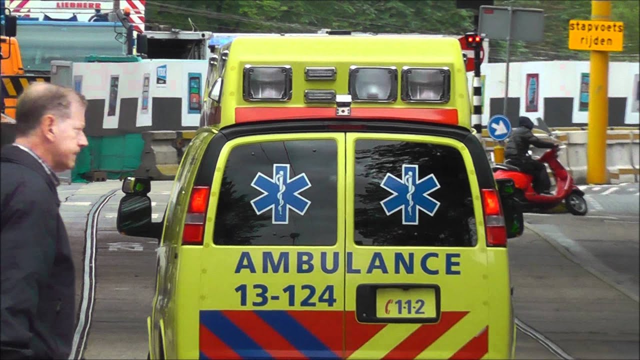 A1 Ambulance GGD 13-124 Holland Casino Amsterdam