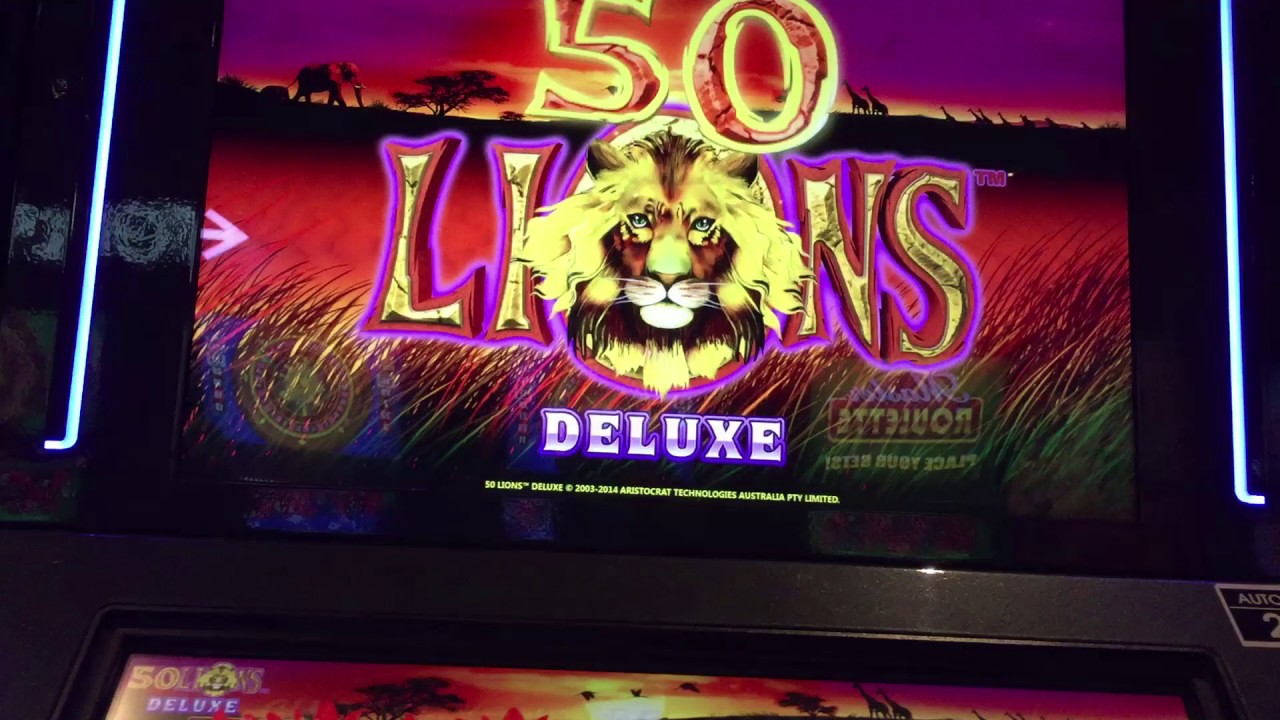 Bonusgames 50 Lions machine at Holland Casino Utrecht