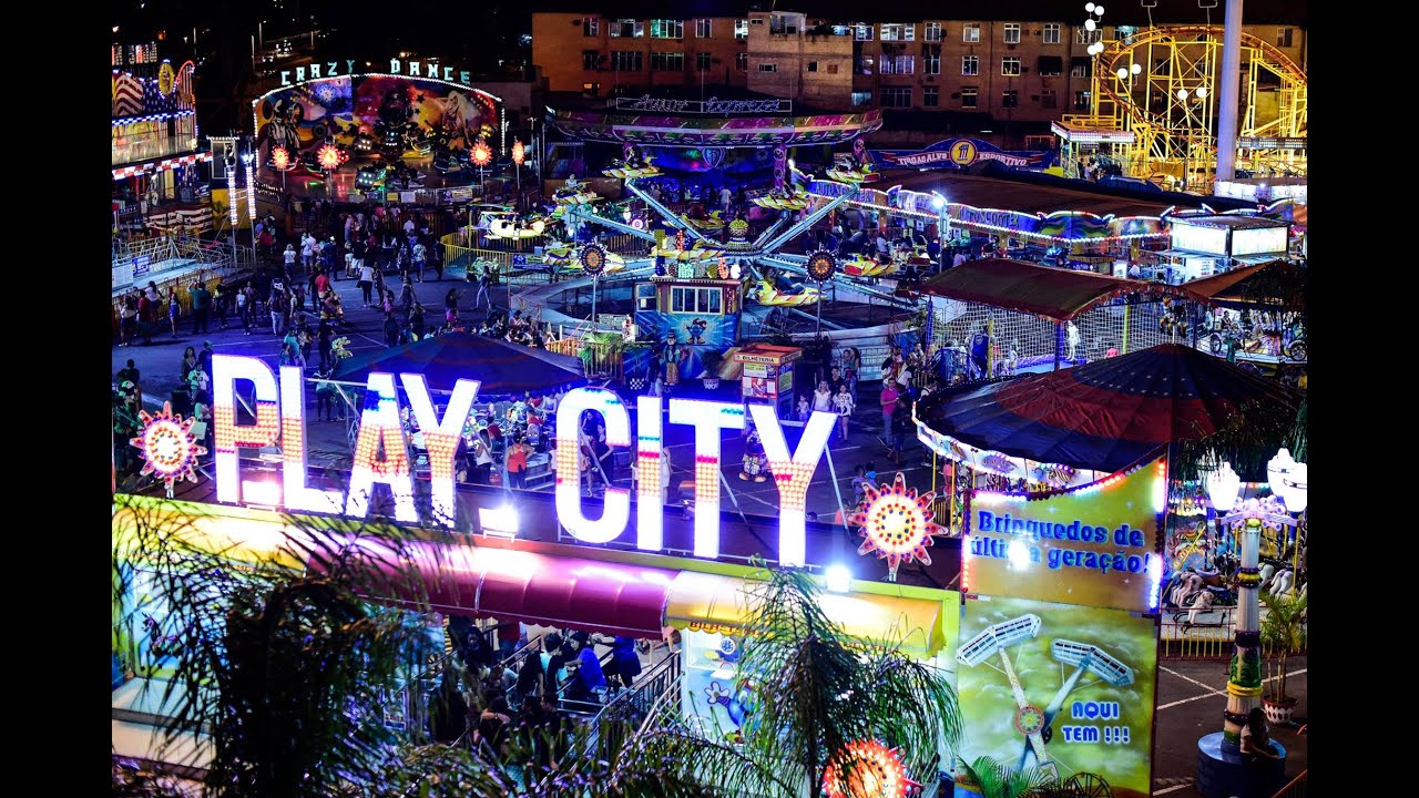 FUNFAIR IN BRAZILIË "PLAY CITY DIVERSOES BRAZIL"