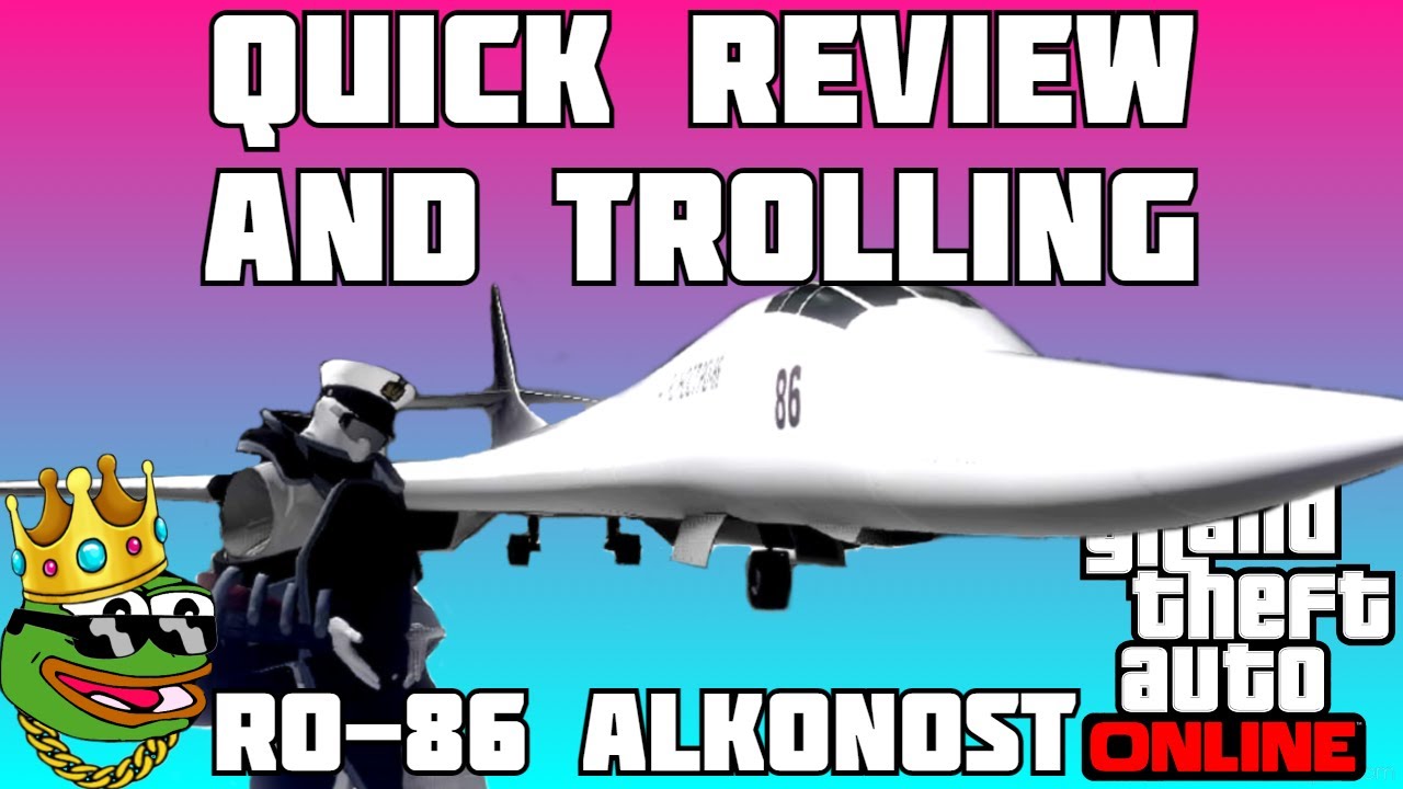 GTA 5 ONLINE | THE NEW RO-86 ALKONOST PLANE / JET !!! BIGGEST PLANE IN GTA !!! [NEW DLC]