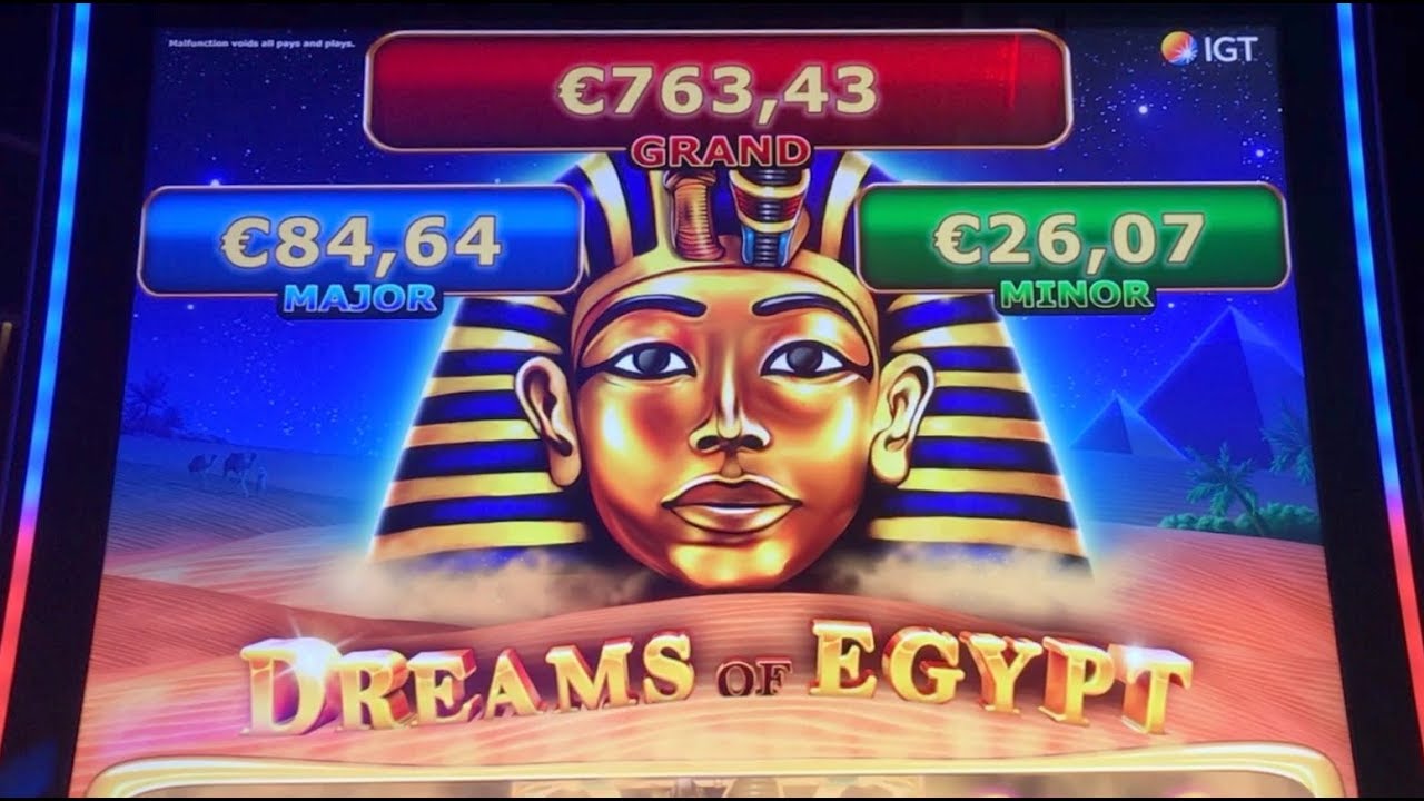 ++ Grand Jackpot ++ Handpay ++ DREAMS OF EGYPT - Magnificent Win - IGT Slot Machine Casino