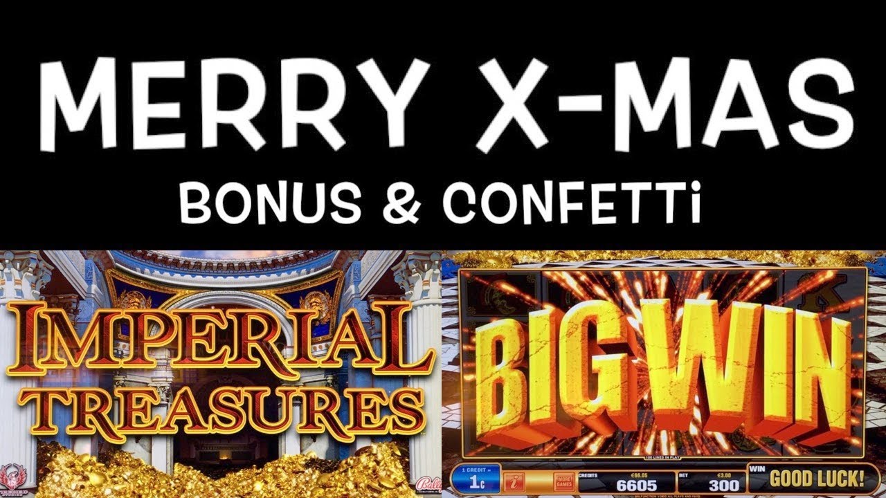 IMPERIAL TREASURES - Bonus & Confetti - Bally Slot Machine Pokie Casino Pokies