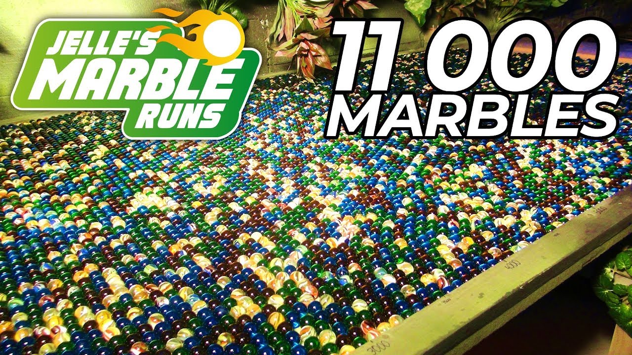 INCREDIBLE Marble Run Machine with 11,000 Marbles!