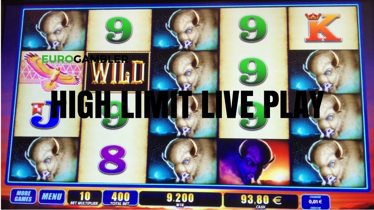 Live play high limit DOUBLE BUFFALO @ Holland Casino
