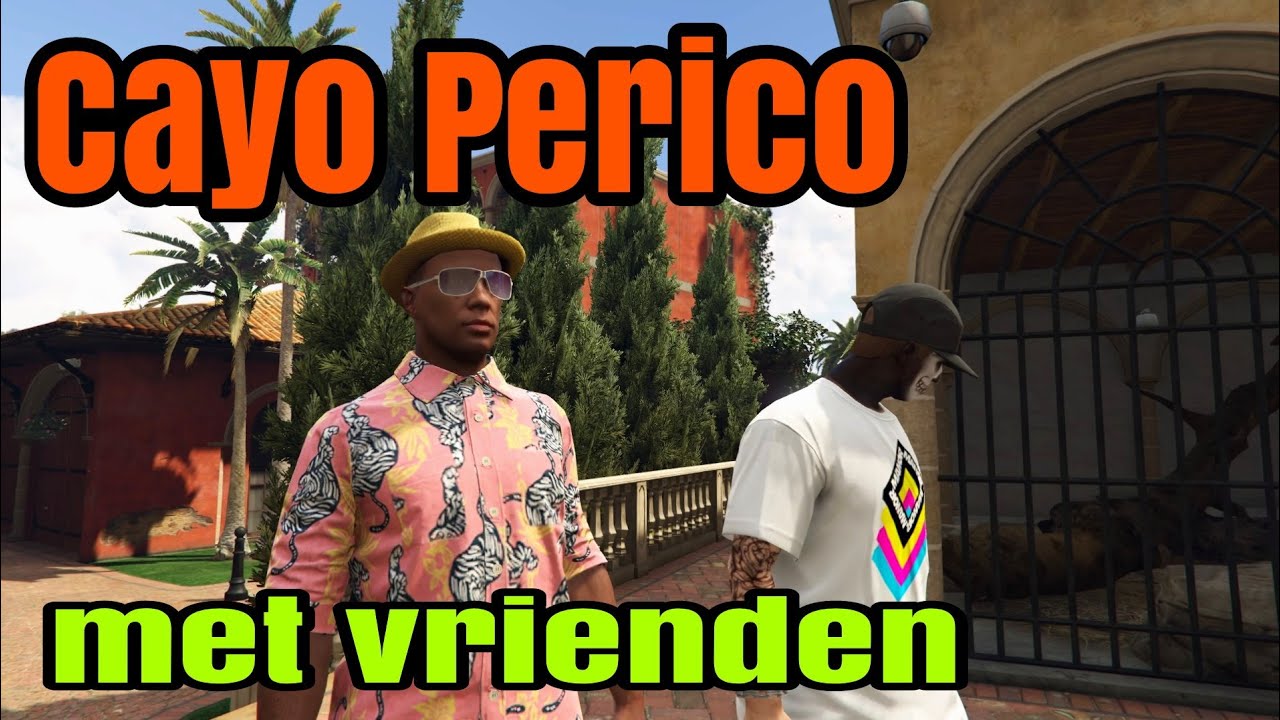 Naar Cayo Perico met vrienden Freeroam (GTA-Dutch)