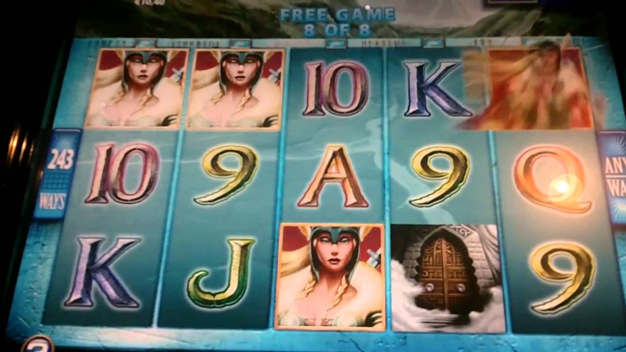 Slotmachine bonus from Night of the Valkyries @ holland casino breda 02-2011