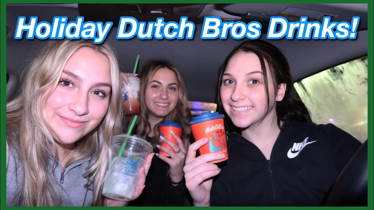 Trying Holiday Dutch Bros Drinks!! || VLOGMAS Day 22!