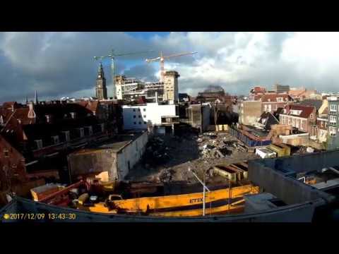 Update 19: Sloop pand Holland Casino Groningen / Sightseeing Pepergasthuis Groningen 06-12-17