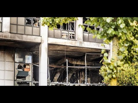 Update 1:Brand in Holland Casino Groningen / Bouw Forum Groningen / Sightseeing Grote Markt 04-09-17