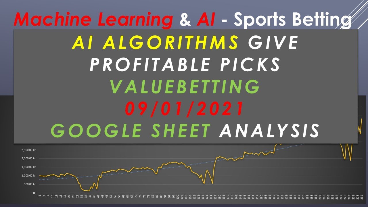 AI algorithms give Profitable Picks - Google Sheet Analysis - Sports Betting