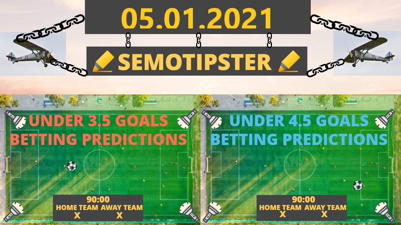 Football Predictions Today(05.01.2021)Under 3.5 goals strategies|Daily Betting Tips|Sports Betting