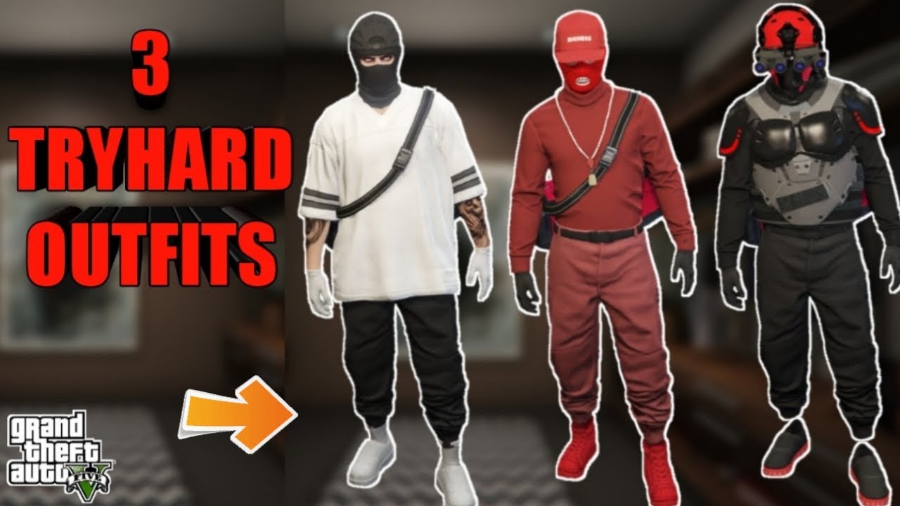 HOW TO MAKE 3 EASY JOGGERS TRYHARD OUTFITS - GTA 5 ONLINE