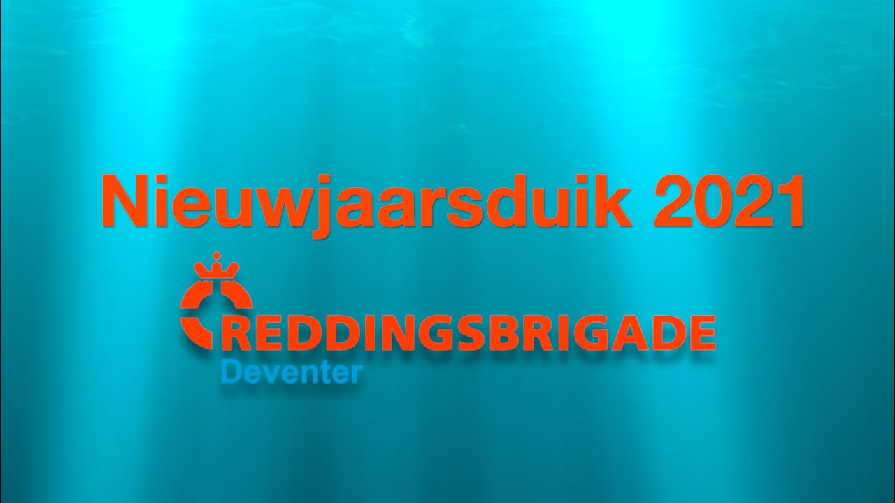Nieuwjaarsduik 2021 Reddingsbrigade Deventer