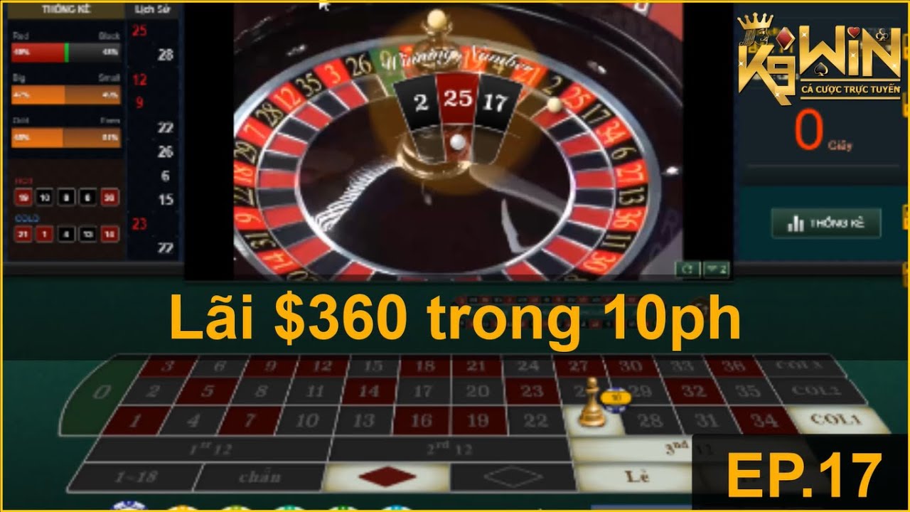 Roulette ➤ Đặt cược $10 ăn $360 trong 10 phút vs Sexy Casino ★ Cách chơi roulette hiệu quả
