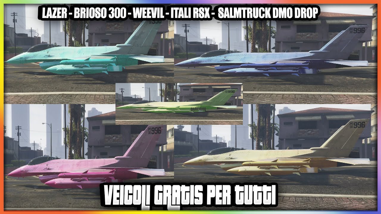 SLAMTRUCK - LAZER - BRIOSO - WEEVIL - ITALI RSX FULL MOD !  GRATIS PER TUTTI ! DMO ONLINE GTA 5 1.52