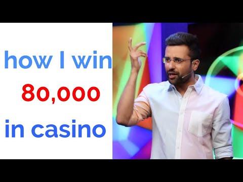 Sandeep maheshwari win 80,000 Rupees in goa casino