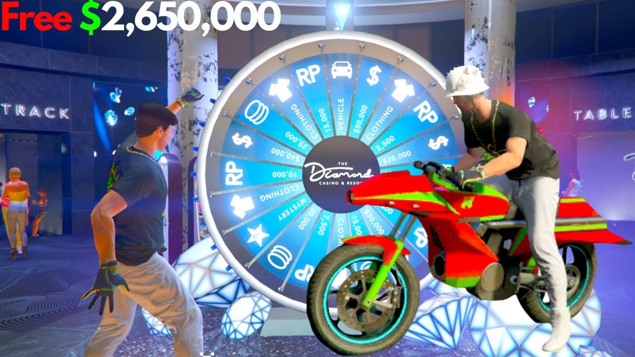 Free Oppressor GTA Casino Free Money $2,650,000 Lucky Wheel Free Podium Car Glitch