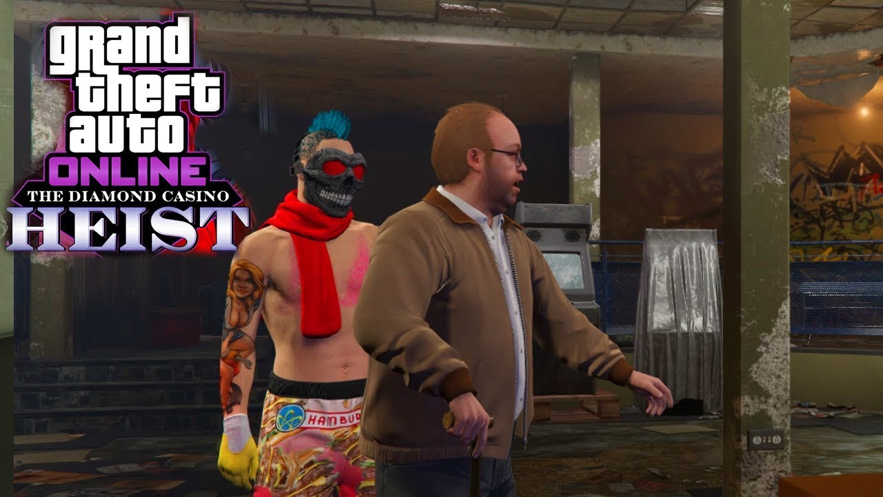 GTA V Casino Heist - NIEUWE UPDATE VAN GTA SPELEN! (The Diamond Casino Heist DLC)