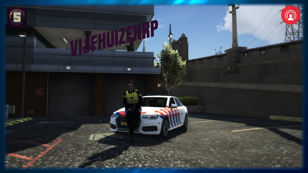 Gta 5 FiveM - VijfhuizenRP Live | Een avond dienst als Verkeerspolitie