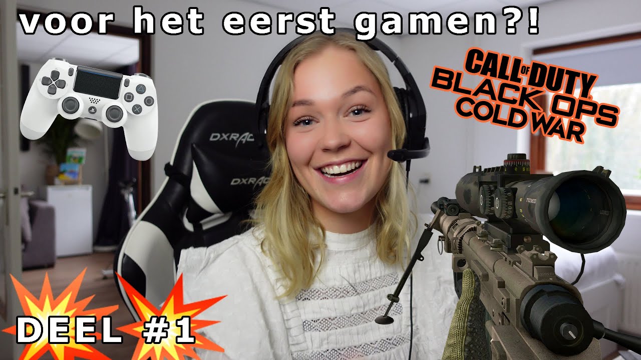 IK WORD GAMER?! EERSTE POGING | 1 KILL OP COLDWAR #1