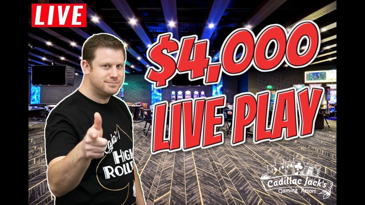 $4,000 Live Slot Play from Cadillac Jack’s in Deadwood!  $$ Winning Casino Session $$