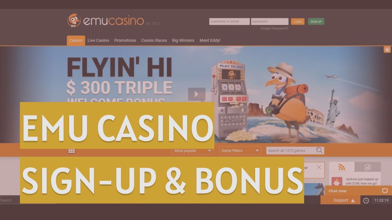 Emu Casino How to Sign-Up & Bonuses