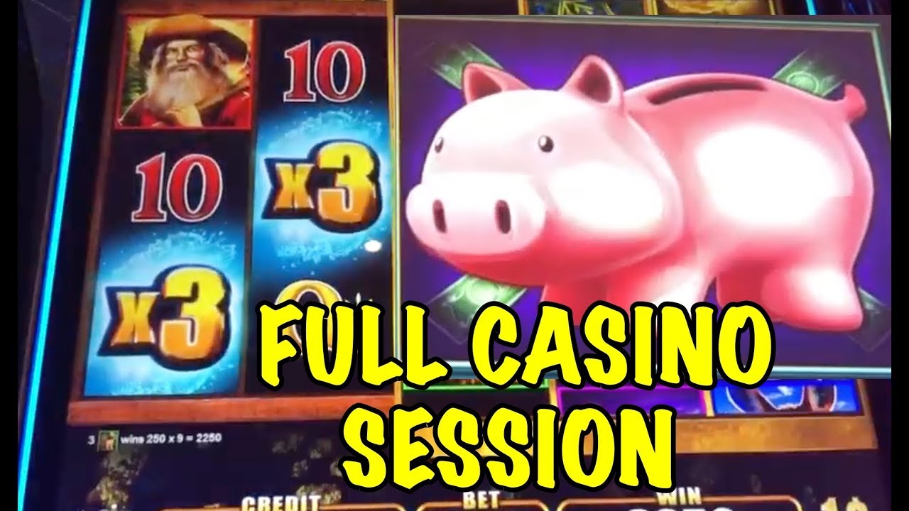 Full Session: casino wins, handpay, bonuses