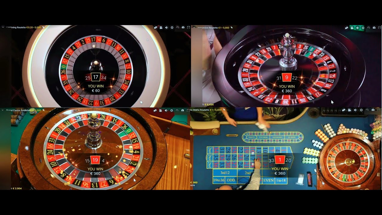 Win Live Roulette €1403 Total From Lightning Roulette Immersive Roulette Grand Casino Olympic Casino