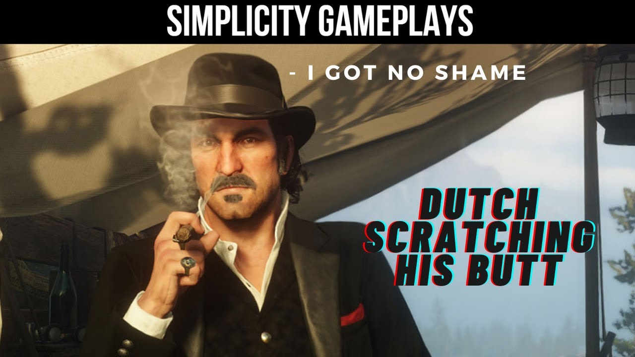 Dutch scratching his butt on Red Dead Redemption 2 [4K60FPS]